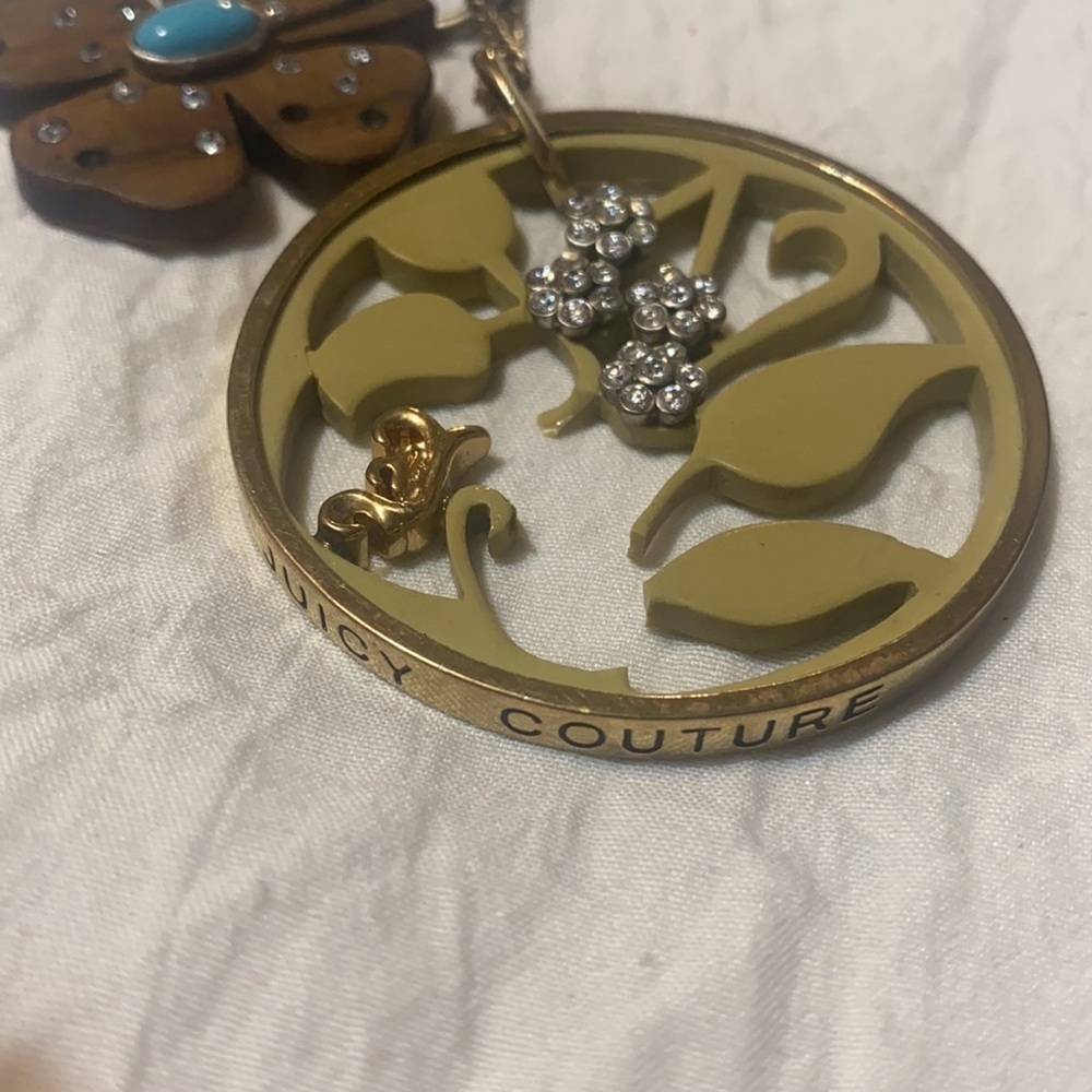 Vintage Juicy Couture Mixed Media Necklace - Picture 4 of 6